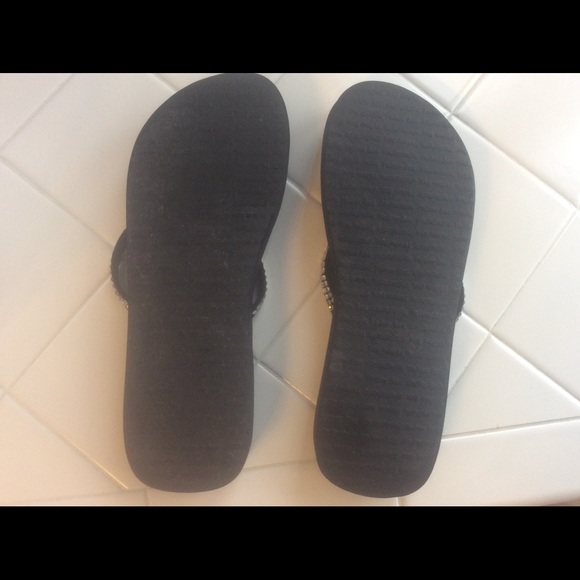 Yellow Box Jello Rhinestone Flip Flops - Picture 3 of 3